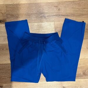 Blue Aero Straight Leg Scrub Pants